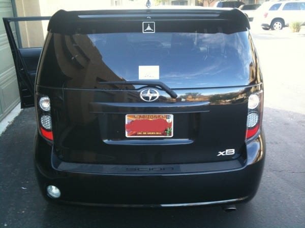 thumbnail image 2 of Black LED Rear Tail Lights Brake Lamp Set For Scion XB 2003-2007 - Clear Lens, Left & Right Pair With Turn Signals 2 of 5