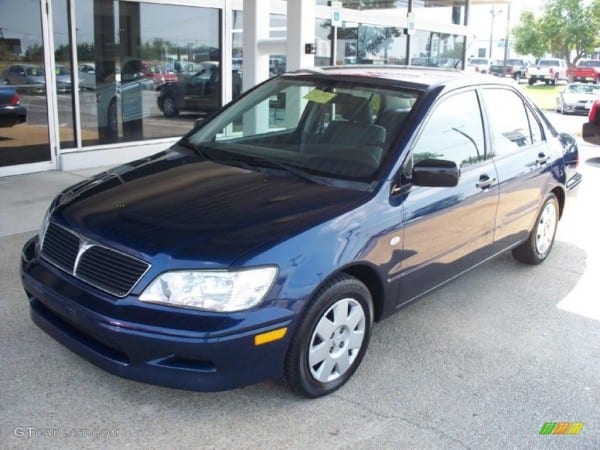 2002 Royal Blue Pearl Mitsubishi Lancer Es 35055059 2002 Royal Blue Pearl Mitsubishi Lancer Es 35055059