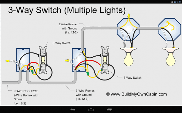 3 Way Lighting Diagram Uk