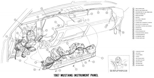 1967 Mustang Wiring And Vacuum Diagrams 1967 Mustang Wiring And Vacuum Diagrams