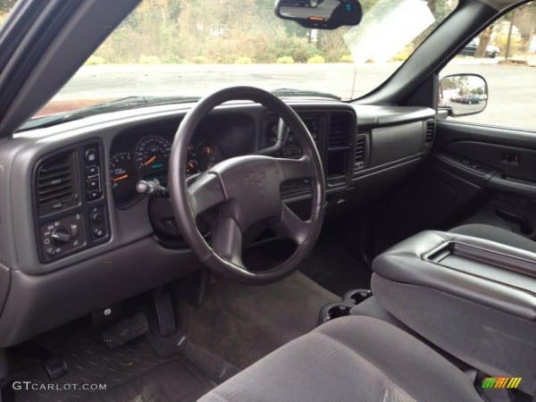Dark Charcoal Interior 2005 Chevrolet Silverado 1500 Z71 Crew Cab Dark Charcoal Interior 2005 Chevrolet Silverado 1500 Z71 Crew Cab
