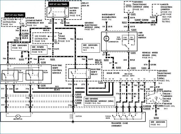 2001 Ford Ranger Fuse Diagram