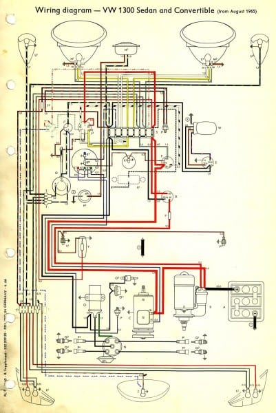 Thesamba Com Type 1 Wiring Diagrams Thesamba Com Type 1 Wiring Diagrams