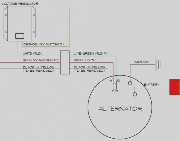 How To Wire A One Wire Gm Alternator Diagrams