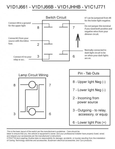 Rocker Switch Diagram