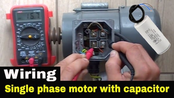 How To Wire Single Phase Motor With Start Run Permanent Capacitors How To Wire Single Phase Motor With Start Run Permanent Capacitors