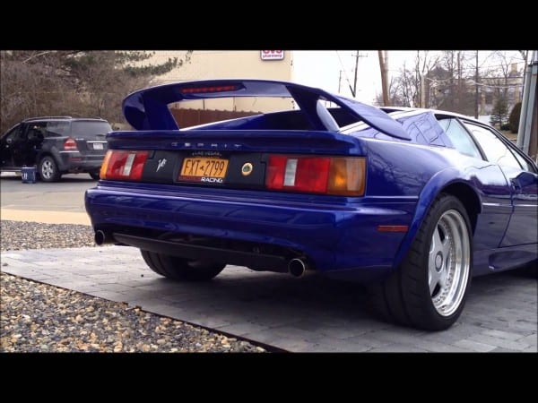 Azure Blue Lotus Esprit V8 Twin Turbo Startup Exhaust Sound Azure Blue Lotus Esprit V8 Twin Turbo Startup Exhaust Sound