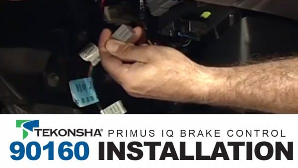 Installing The Tekonsha Primus Iq Brake Control 90160 Installing The Tekonsha Primus Iq Brake Control 90160