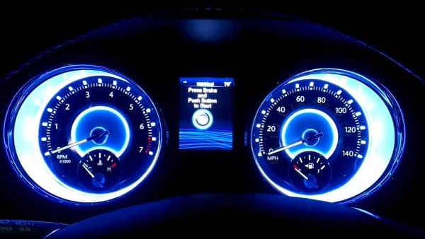 Chrysler 300 Dash Startup At Night Chrysler 300 Dash Startup At Night
