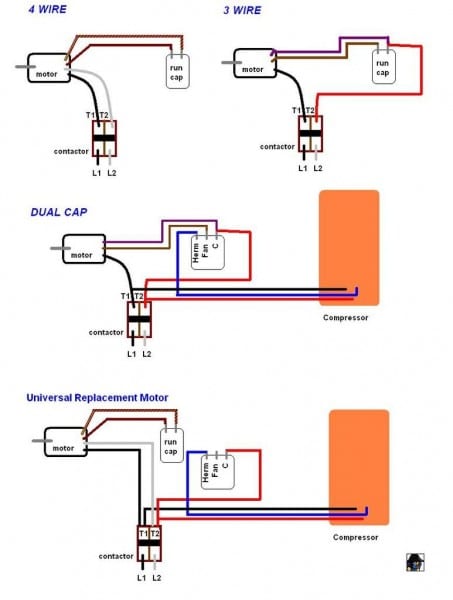 Wiring A Universal Condenser Fan Motor wiring-a-universal-condenser-fan-motor