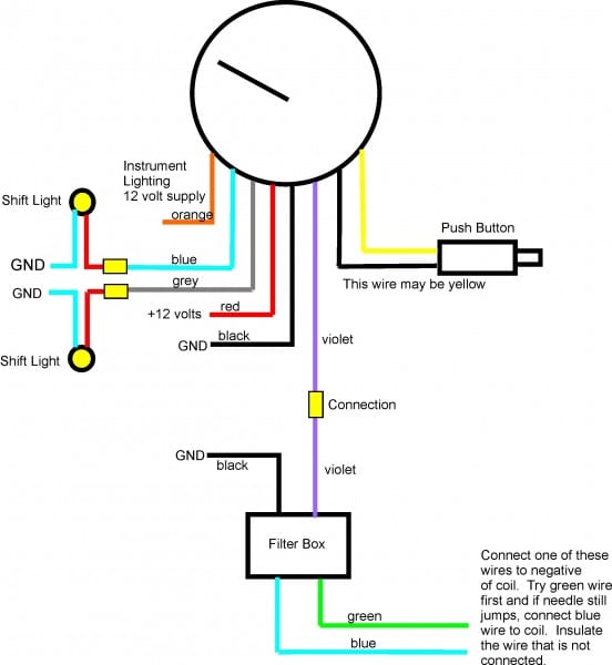 Pro Comp Tach Wiring Pro Comp Tach Wiring