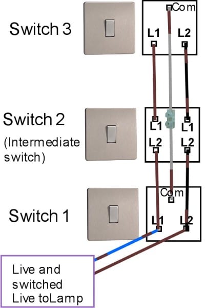 Intermediate Switch Wiring Diagram Uk Intermediate Switch Wiring Diagram Uk