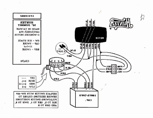 Hunter Fan Switch Wiring Diagram