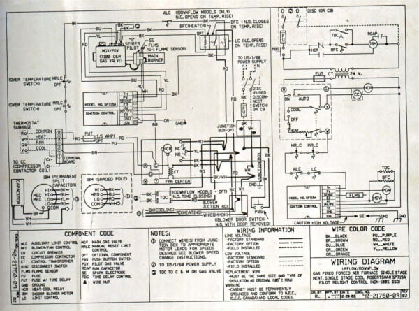Goodman Furnace Wiring Diagram