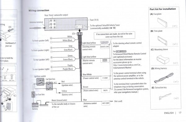 Kenwood Ddx470 Wiring Harness