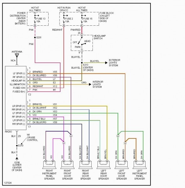 Diagram Based Dodge Neon Radio Wiring Diagram Completed