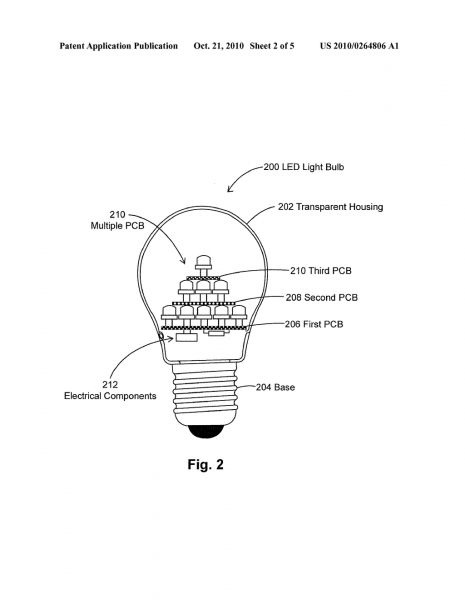 Led Light Bulbs In Pyramidal Structure For Efficient Heat Led Light Bulbs In Pyramidal Structure For Efficient Heat