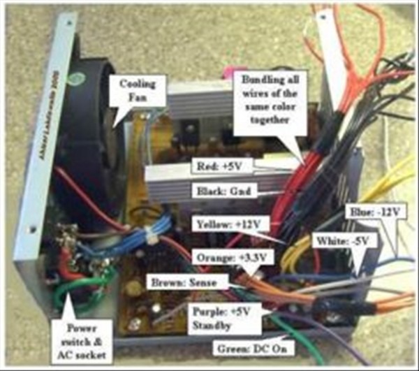 Diy Regulated Power Supply 12v , 5v And 3v From Pc Psu Car Wiring Diagram