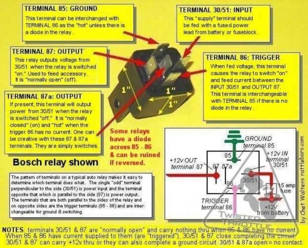 5 pin relay wiring diagram 5 pin relay wiring diagram