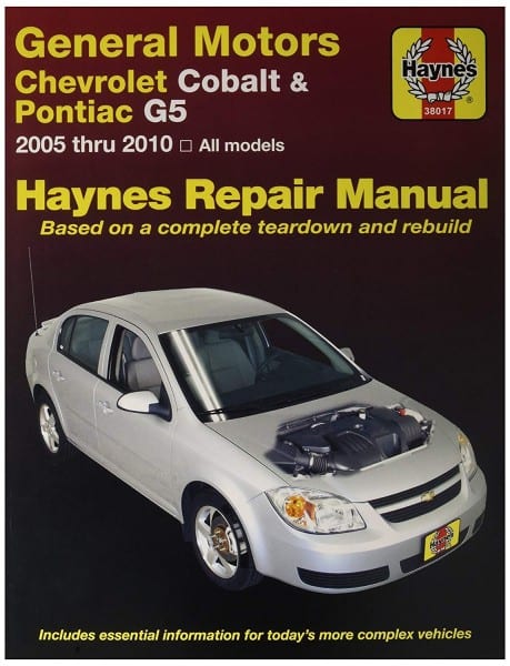 Amazon Com Chevrolet Cobalt & Pontiac G5 Haynes Repair Manual Amazon Com Chevrolet Cobalt & Pontiac G5 Haynes Repair Manual