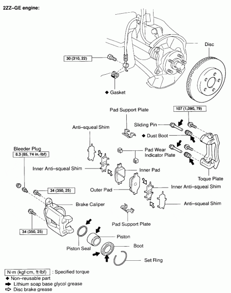 Brake Calipers, Front Brake Calipers, Front