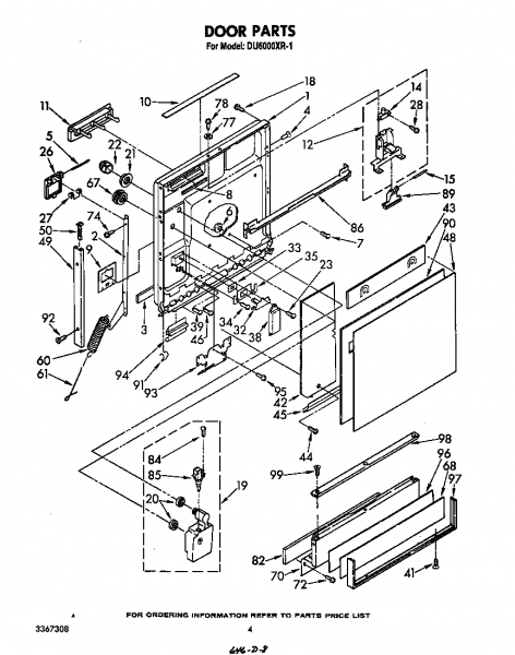 Whirlpool Dishwasher Schematic Whirlpool Dishwasher Schematic