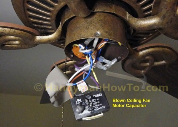 How To Replace A Ceiling Fan Motor Capacitor How To Replace A Ceiling Fan Motor Capacitor
