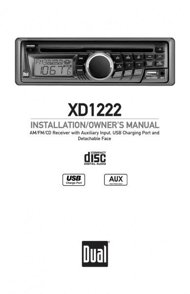 Dual Xd1222 User Manual Dual Xd1222 User Manual