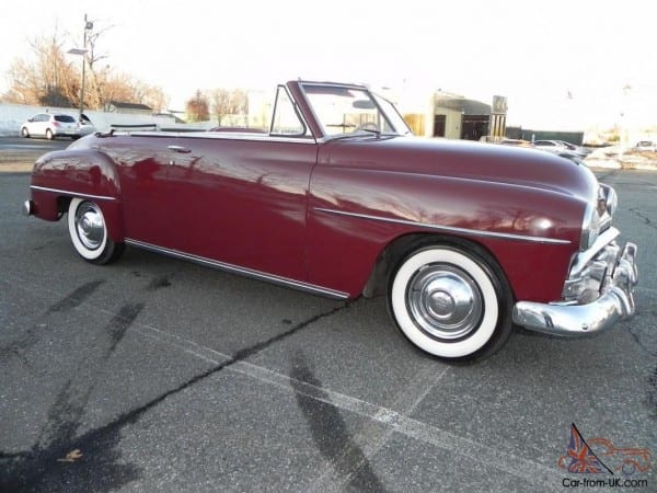 51 Plymouth Cranbrook Convertible Only 20,732 Miles Power Top 51 Plymouth Cranbrook Convertible Only 20,732 Miles Power Top