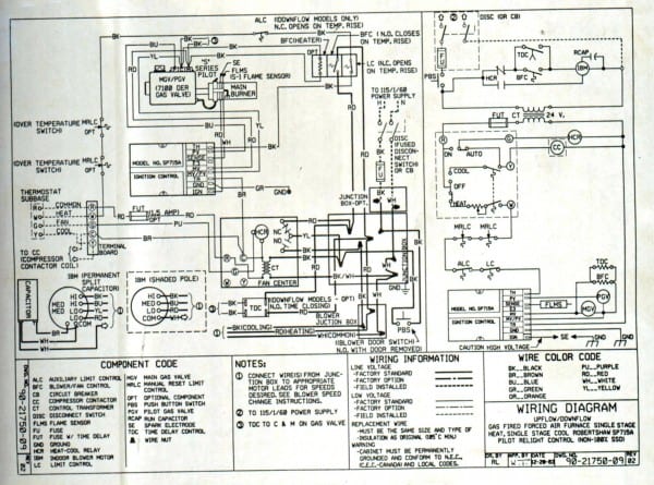 Electric Furnace Wiring Diagram