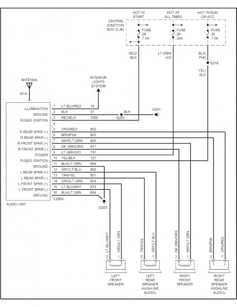 2004 Ford Explorer Radio Wiring Diagram | Car Wiring Diagram