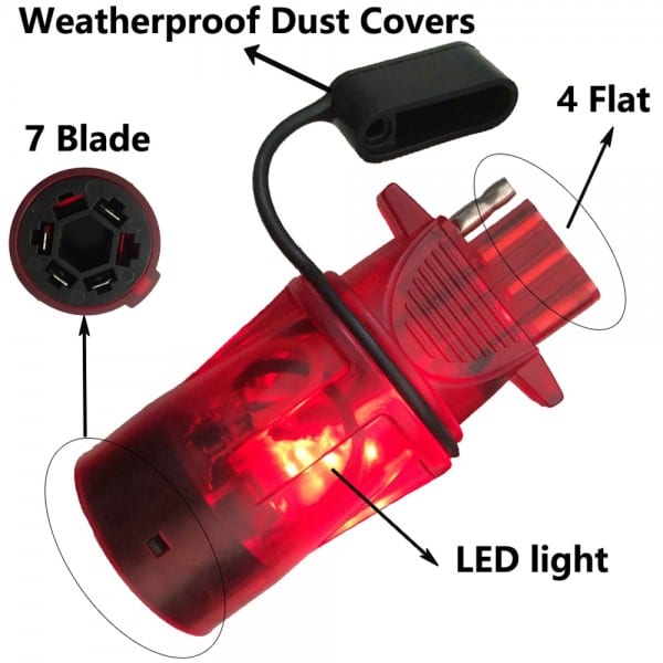 Led Light Test Keeping Work Trailer Plug Adapter Trailer Rv Led Light Test Keeping Work Trailer Plug Adapter Trailer Rv