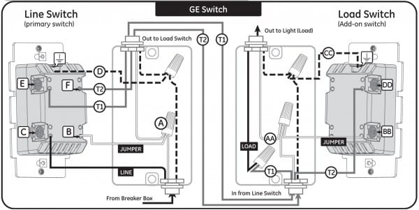 diagram 3 way dimmer wiring diagram light switch in middle