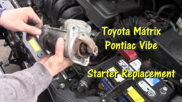 How To Replace The Starter On A Toyota Matrix & Pontiac Vibe By How To Replace The Starter On A Toyota Matrix & Pontiac Vibe By