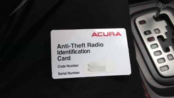 How To Reset Acura Anti Theft Radio & Retrieve Serial Number Code How To Reset Acura Anti Theft Radio & Retrieve Serial Number Code