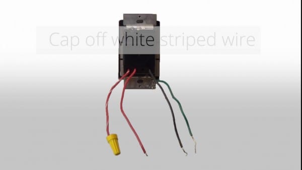 Wiring A 3 Way Dimmer In A Single Pole Application (with Wire Wiring A 3 Way Dimmer In A Single Pole Application (with Wire