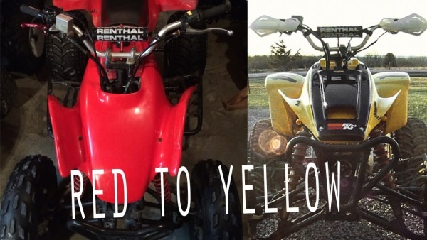 Trx400ex Red To Yellow Maier Plastic Conversion Trx400ex Red To Yellow Maier Plastic Conversion