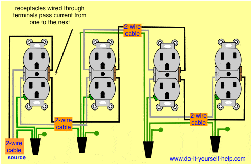 Wiring Receptacles In Parallel Diagram Wiring Receptacles In Parallel Diagram
