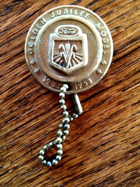 Vintage Ford Tractor Key Chain 1903 Vintage Ford Tractor Key Chain 1903