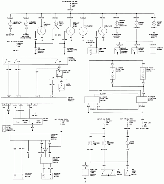 1990 S10 Wiring Diagram