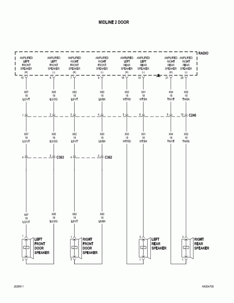 2002 Dodge Dakota Radio Wiring Diagram