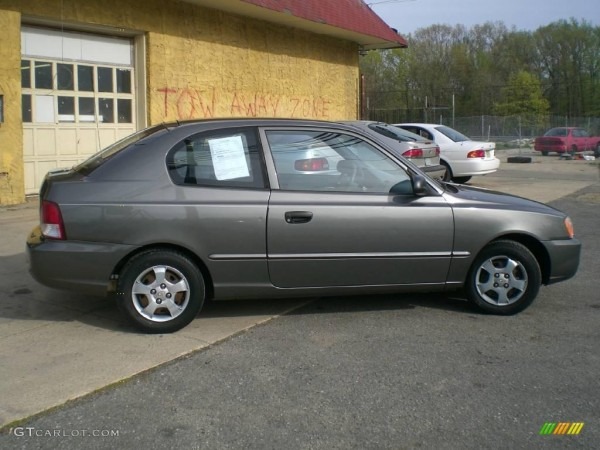 2001 Charcoal Gray Hyundai Accent Gs Coupe 12956440 Photo 8 2001 Charcoal Gray Hyundai Accent Gs Coupe 12956440 Photo 8