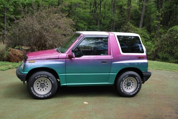 I Love The Color Iridescent Geotracker 4x4 I Love The Color Iridescent Geotracker 4x4