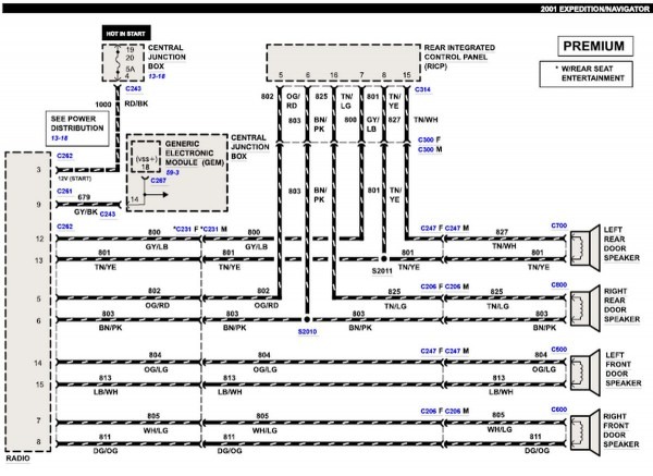 2005 Ford Taurus Radio Wiring Diagram - Database