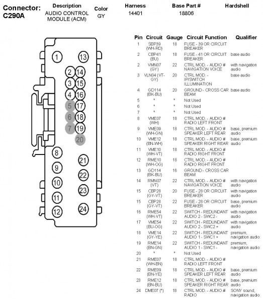 2008 Ford F150 Radio Wiring Diagram