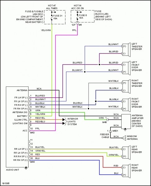 2004 Nissan Maxima Bose Wiring Diagram