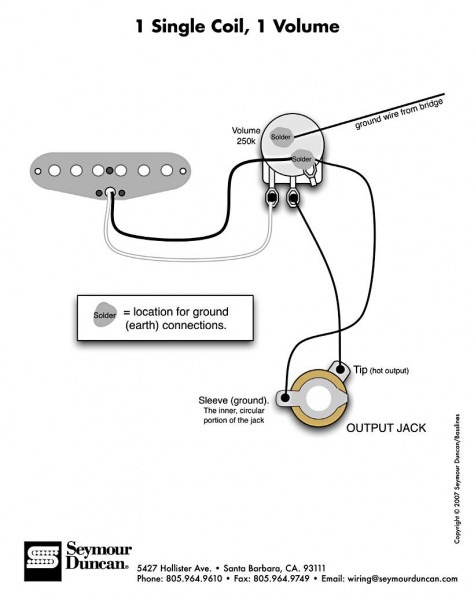 Single Coil No Tone Wiring | Car Wiring Diagram