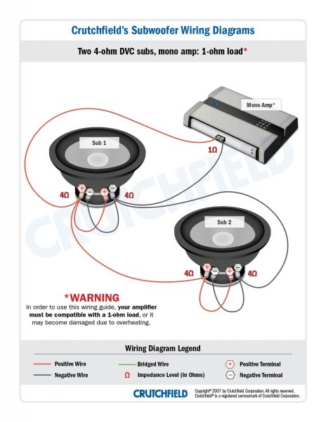 Dual 4 Ohm Sub Wiring Dual 4 Ohm Sub Wiring
