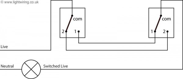 2 Way Lighting Wiring Diagram | Car Wiring Diagram