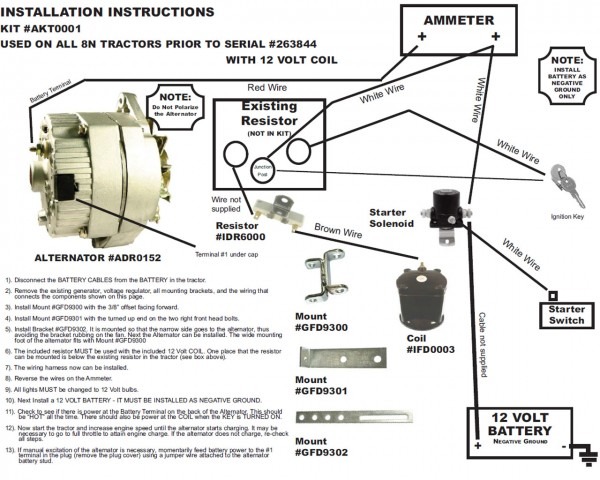 How To Wire A 3 Wire Alternator Diagram